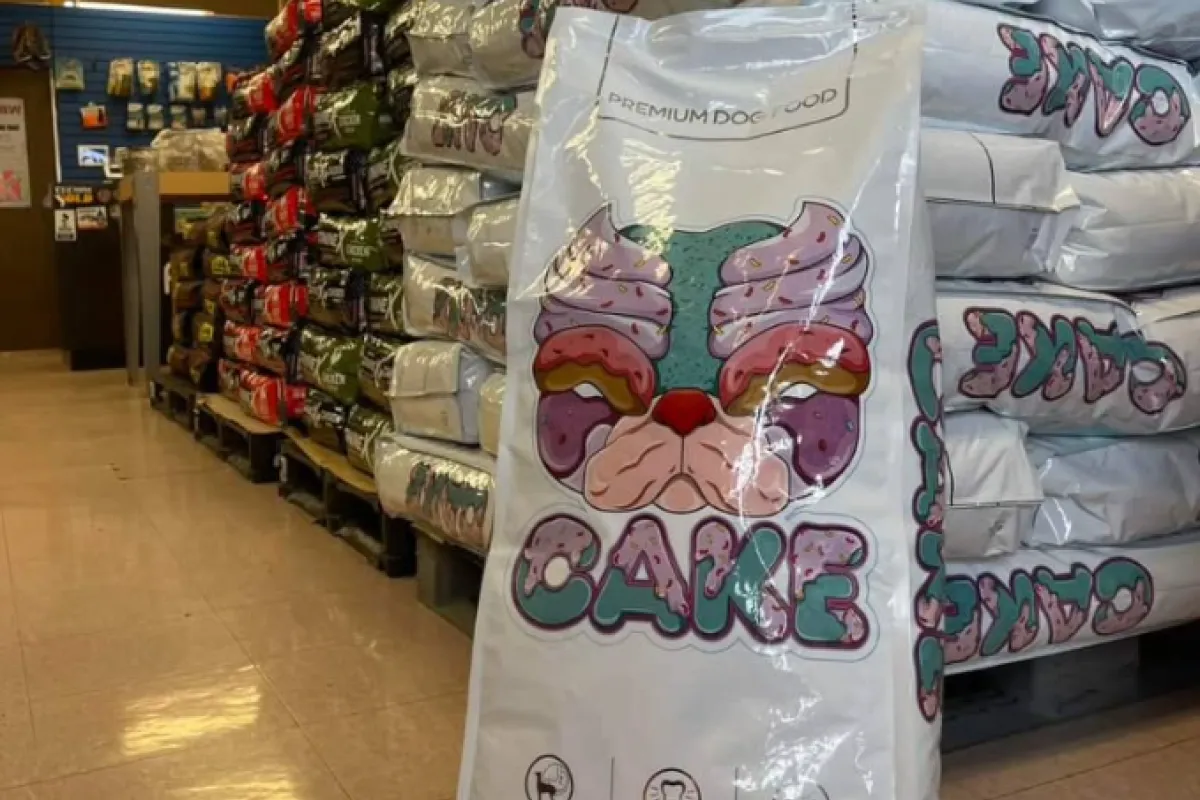 CAKE Dog Food at Canadian Store